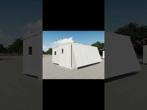 Quick easy installation prefab expandable container home #FoldableHouse #home #amazonfinds