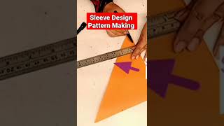 Sleeve Design Pattern Making #sleevecuttingandstitching #sleevedesigncutting #shorts #viralshort