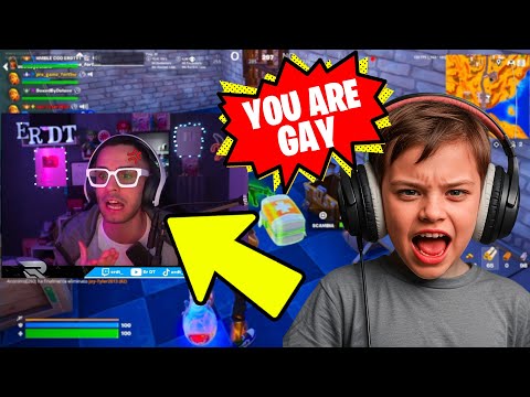 BAMBINO INGLESE MI INSULTA chiamandomi GAY su FORTNITE!!