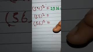 Maths Tricks Square tricks #mathexpert