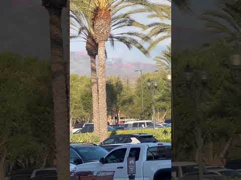 Fire in Trabuco Canyon-Orange County