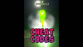 CHEAT codes in Schedule 1