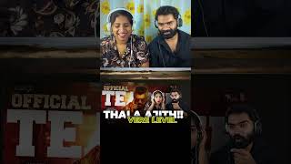 Good Bad Ugly Teaser Reaction | Ajith Kumar | Trisha | Adhik Ravichandran | Mythri Movie Makers