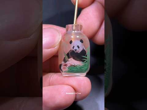 Amazing Bottle Art of Panda