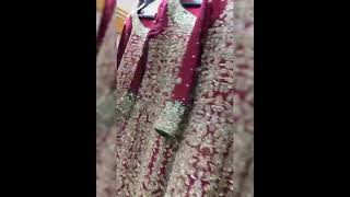 Elegant Maroon Straight Shirt Crafted From Pure Silk Fabric | Straight Shirt | GMA Bridals