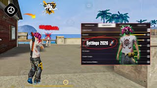 Free Fire Headshot setting 2026 ⚡️ Best Sensitivity Settings ⚙️| Sensitivity + HudSettings Free Fire