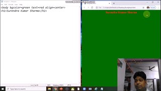HTML(Hypertext Markup Language) explained by sir surendra