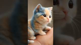 World's Tiniest Multicolored Cat on a Thumb | Ultra-Realistic Fantasy   #TinyCat #MiniatureAnimals