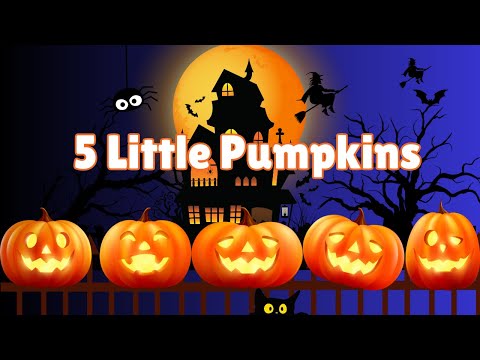 Five Little Pumpkins | Halloween Songs | Nursery Rhymes