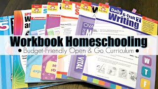 WORKBOOK-ONLY HOMESCHOOLING | OPEN & GO, BUDGET-FRIENDLY HOMESCHOOL CURRICULUM | HOW TO HOMESCHOOL