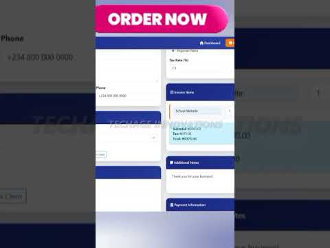Invoice Generator Software System for business owners and organizations