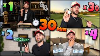 CAN ZACH COMPLETE THIS 30 MINUTE CHALLENGE???