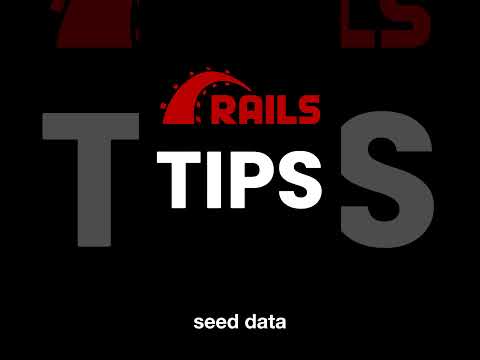 Rails DB Reset video