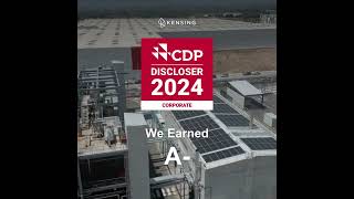 Kensing gets "A- list" by CDP for its climate action and carbon emissions reduction.