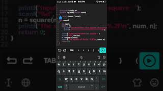 C Program - Functions ||Square Of A Number || C Language Tutorials For Beginners