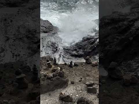 Epic Power of Nature! 🌊🌋 Coco Crater Blowhole, Oahu Hawaii