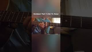 How to play "Somebody That I Used To Know" by Gotye.  #quicklesson #getyouthroughagig
