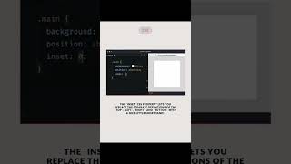 INSET CSS property ||#html ||#css ||#shorts