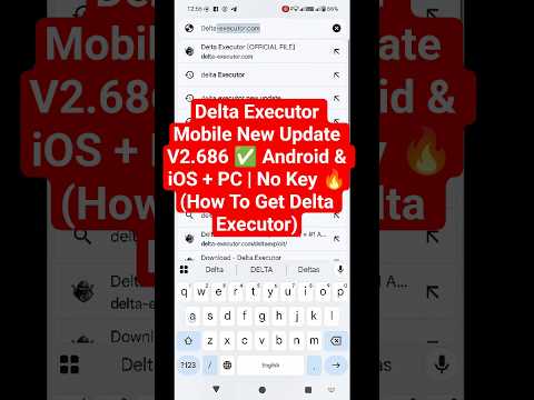 Delta Executor Mobile New Update V2.686 ✅ Android & iOS + PC | No Key 🔥(How To Get Delta Executor)
