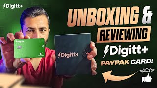 Digitt+ Paypak Debit Card Unboxing and Review - Charges, Limits, Fees, Features & Reality🇵🇰