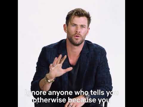 Chris Hemsworth   view about you..✌️