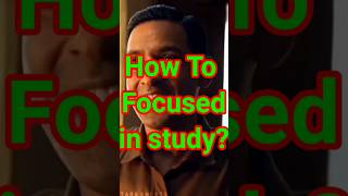 How To Focused in Study?😱😱 #shorts #STUDYWITHFOCUS