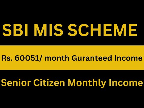 SBI Monthly Income Scheme(MIS)2023| SBI FD Interest Rate #sbi #fd #statebankofindia #roi