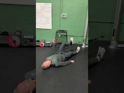 Supine Cable Resisted Hip Flexion