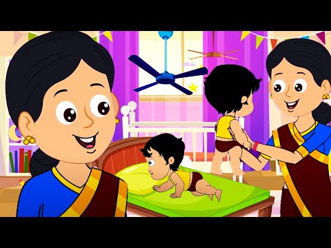Upar Pankha Chalta Hai | ऊपर पंखा चलता है | Hindi Poems For Kids | hindi rhymes | Rhyme Roon