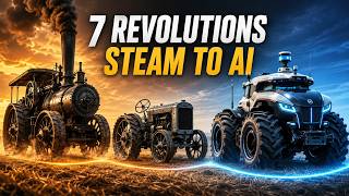 The 7 Revolutions That Built The Modern Tractor — From Steam To AI