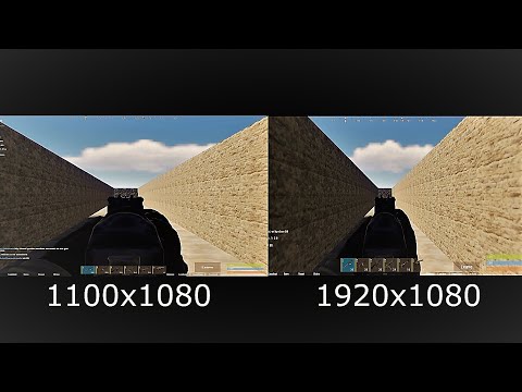 RUST resolution native vs stretched