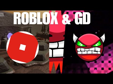 Playing ROBLOX and Geometry Dash!
