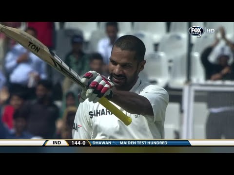 Shikhar Dhawan 187 (174) vs Australia 3rd Test 2013 Mohali (Extended Highlights)