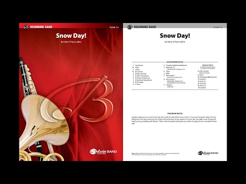 Snow Day!, by Katie O'Hara LaBrie – Score & Sound