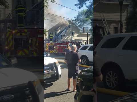 Fire on the house