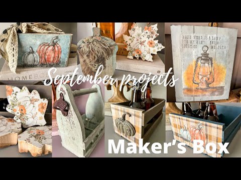 DIY Fall Decor | Sonnet's Makers Box | September