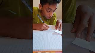 The student is giving Test Exam | Ayush Kumar Class 7, DAV, Malighat, Muzaffarpur