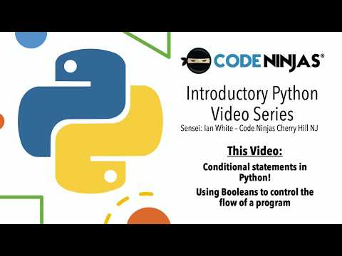 Python Video Series -- Conditionals
