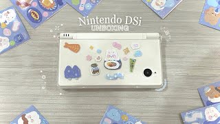 NINTENDO DSI UNBOXING + customisation (White)🤍⋆˙⟡