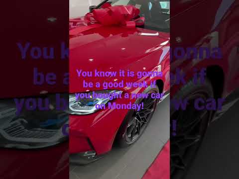 Taking delivery of a 2023 BMW M3 50 JAHRE edition in an E30 Cinnabar Red 1 of 500
