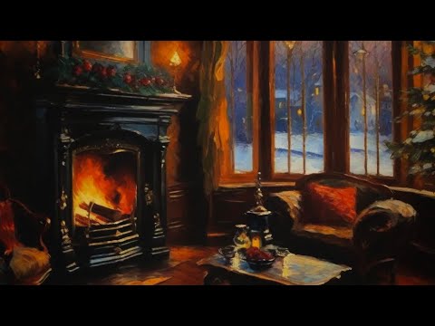 cozy winter evenings (next to a fireplace) · dark academia piano