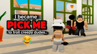 I became PICK ME to TROLL people in Brookhaven 💀😂 | Roblox Video 