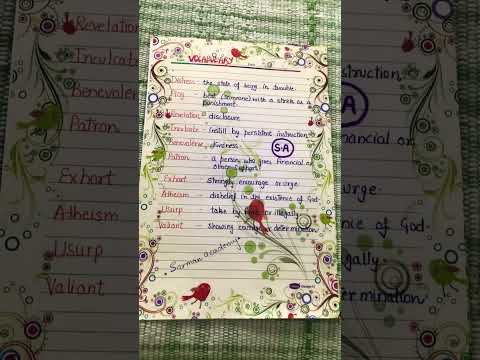 Vocabulary words ||English|| @sarmanfamilyvlogs #SarmanAcademy24