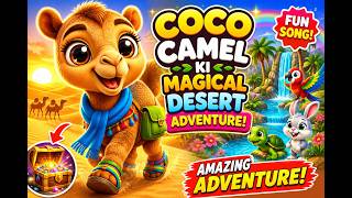 🐪 Coco Camel Ki Magical Desert Adventure 🌵✨ | Kids Nursery Rhyme | 3D Cartoon Animation Song