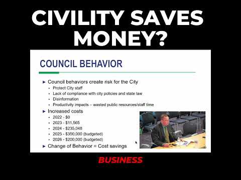 CIVILITY SAVES MONEY? #governance #icma #leadership #localgov #icma2025