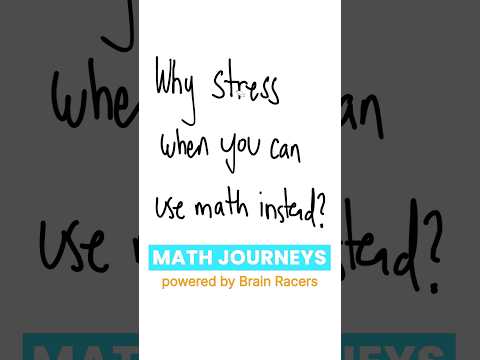 Don’t stress, math can help! ☺️✨#math #mathproblem #learnmath #mathstricks #learning