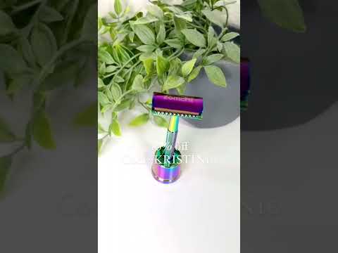 🌈 Discover the eco-friendly way to shave with the Zomchi Rainbow Double Edge Safety Razor!