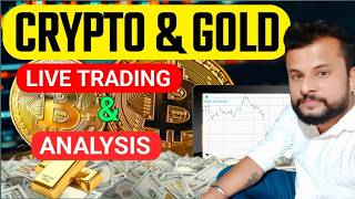 LIVE GOLD , BTC TRADING & ANALYSIS 23 MAY  | #goldtrading #btctrading #livetrading #rawtrader