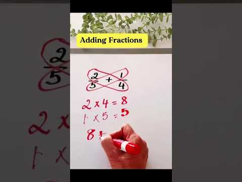 Adding Fractions #maths #mathstricks #mathtips