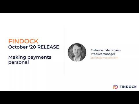 FinDock October 2020 release webinar
